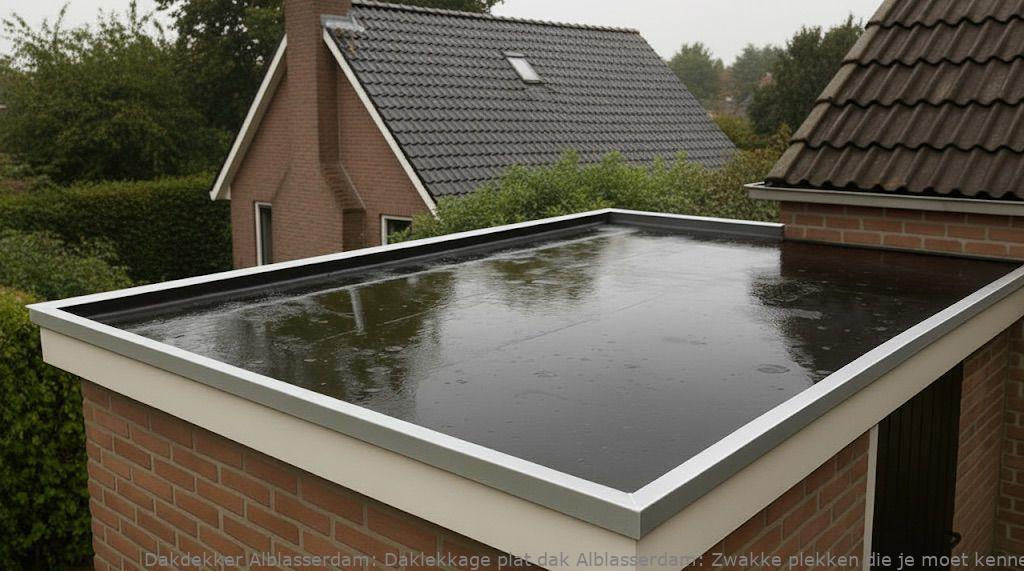 Daklekkage plat dak Alblasserdam: Zwakke plekken die je moet kennen