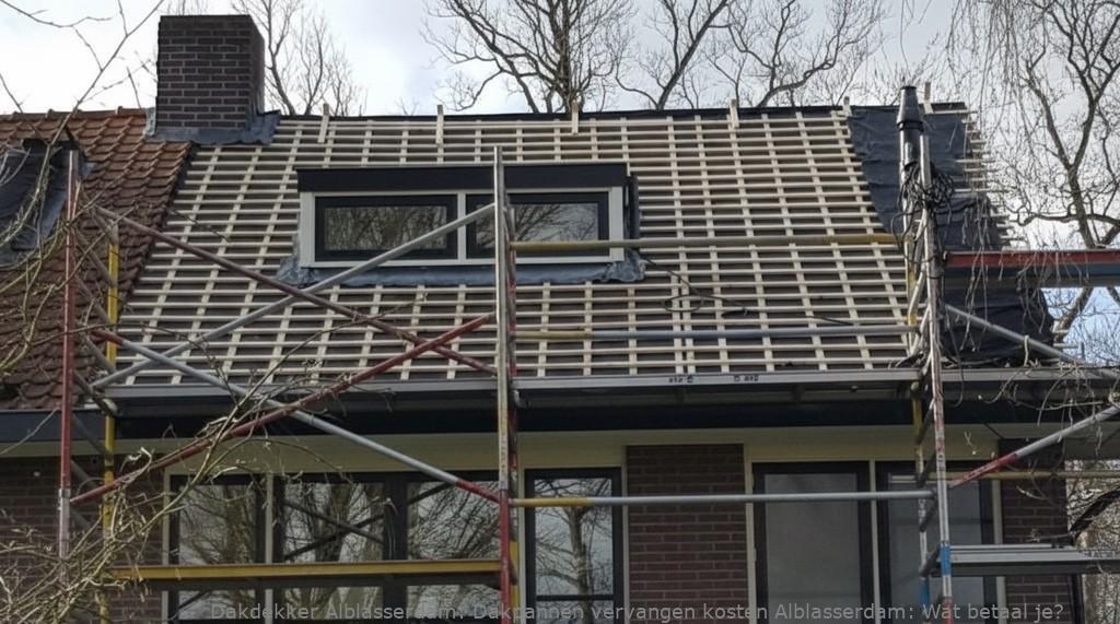 Dakpannen Vervangen Kosten Alblasserdam