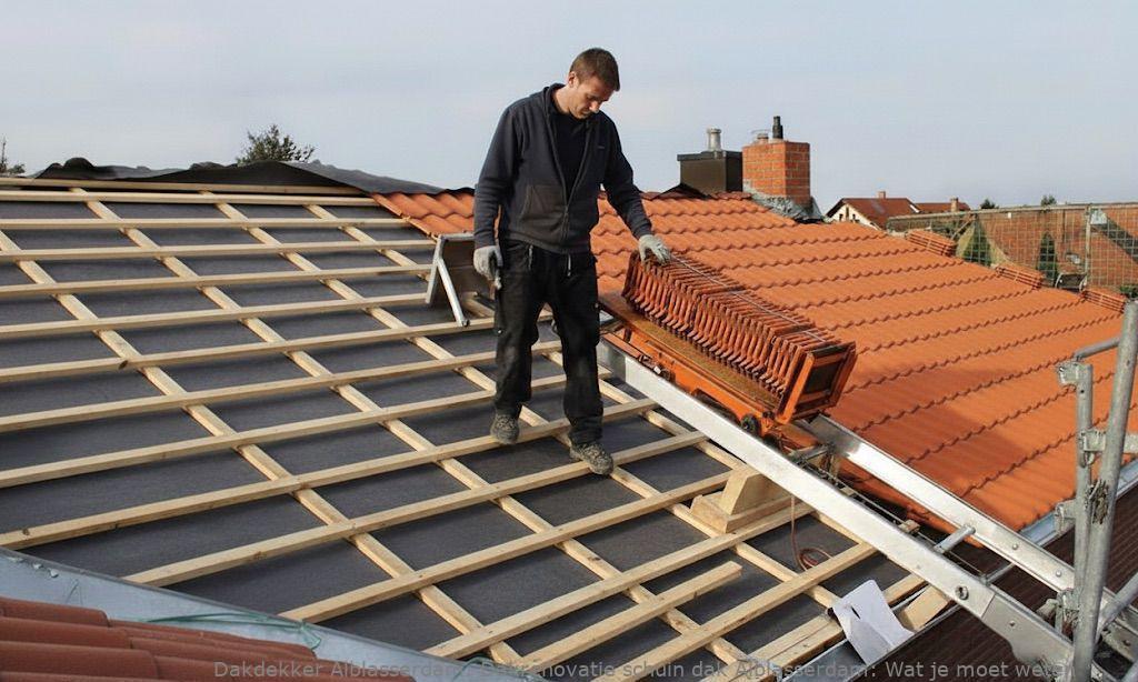 Dakrenovatie schuin dak Alblasserdam: Wat je moet weten