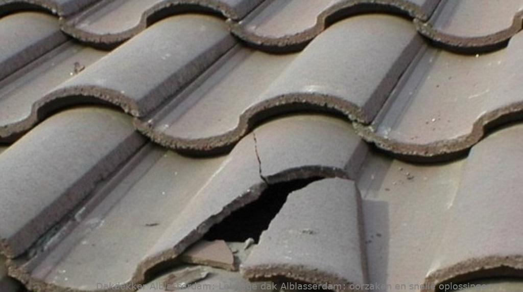 Lekkage dak Alblasserdam: oorzaken en snelle oplossingen
