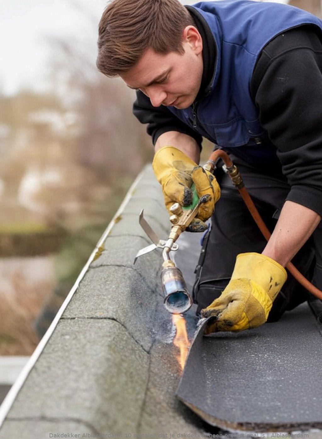 Signalen Geen Professionele Dakdekker Alblasserdam